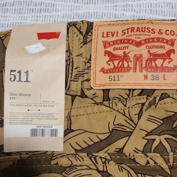 Men's Tropical 511 Slim Shorts - Picture 3 of 4